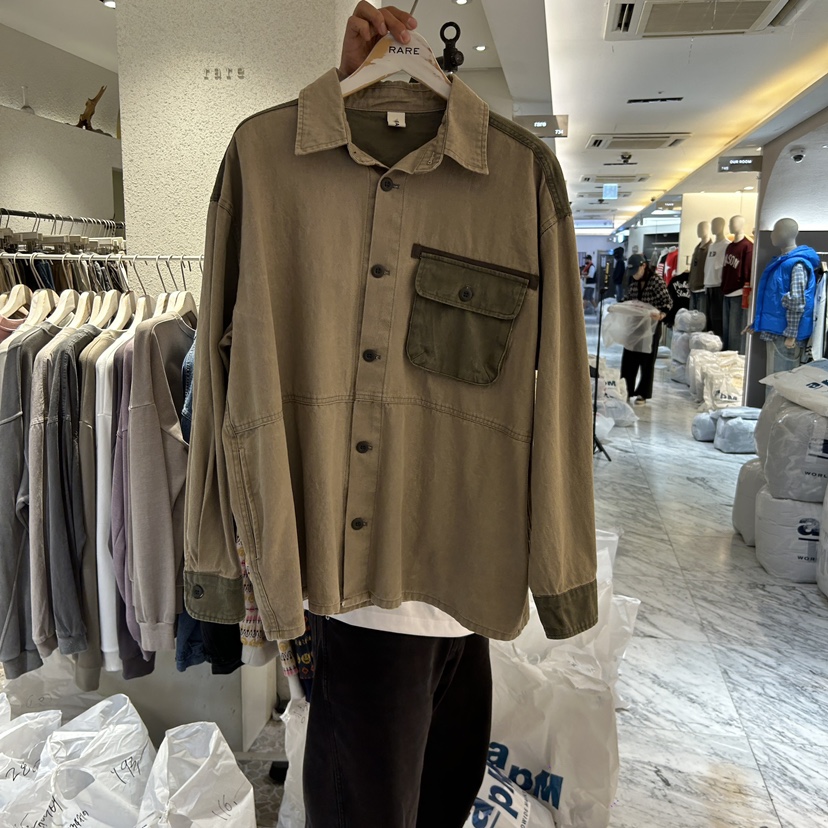 RARE-A韓國直郵女裝新款時尚休閑真品職業推薦熱賣襯衫蕾絲衫RARE-男裝襯衫/蕾絲衫