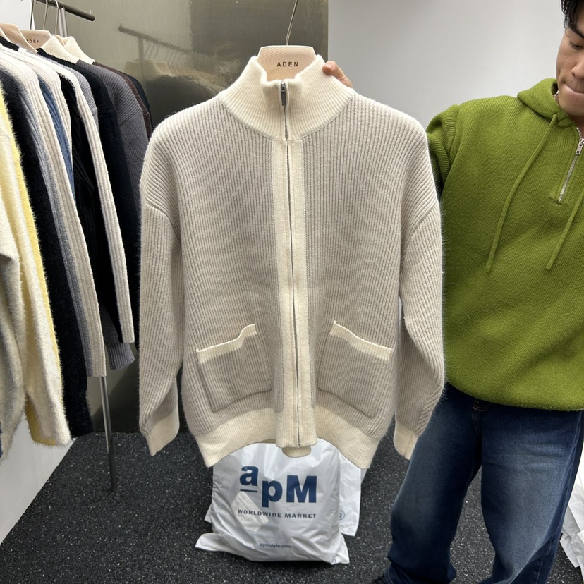 SIMOH直郵韓國代購女裝新品真品熱賣推薦人氣24秋冬針織衫SIMOH-男裝針織衫