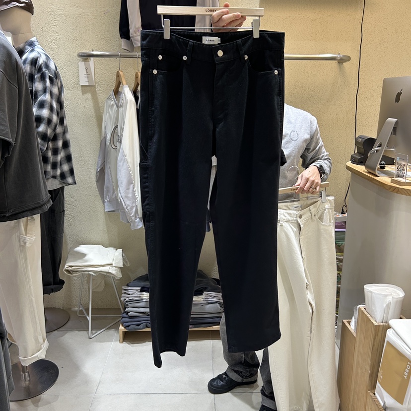 LOBBY-男裝韓國直郵東大門代購女裝新品熱賣人氣真品牛仔褲LOBBY牛仔褲圖色2