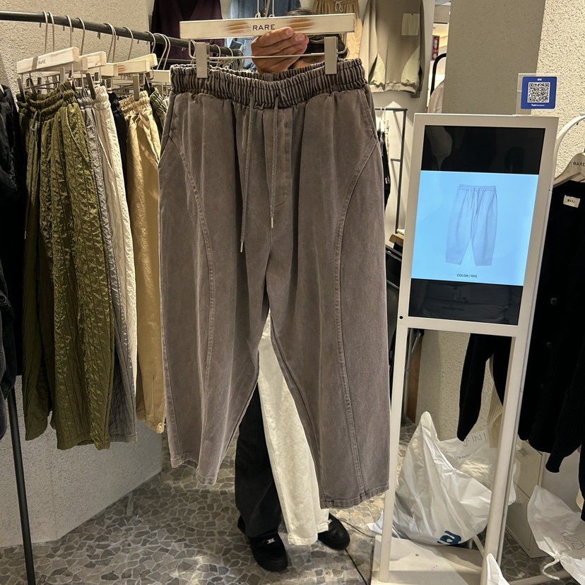 RARE-A韓國直郵東大門實拍女裝新款人氣熱賣真品推薦休閑褲RARE-男裝休閑褲圖色2