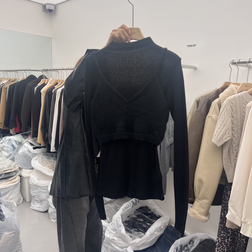 TWELVE直郵韓國代購女裝新品真品熱賣推薦時尚人氣休閑套裝TWELVE套裝圖色3