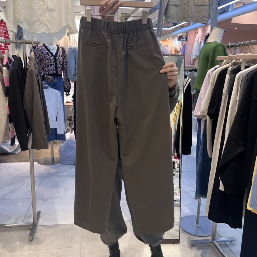 JuA韓國直郵東大門代購女裝新品熱賣24秋冬推薦休閑休閑褲JUA休閑褲