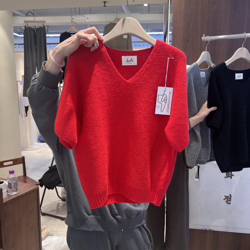 JuA直郵韓國代購女裝新品熱賣真品職業休閑推薦時尚人氣針織衫JUA針織衫圖色3