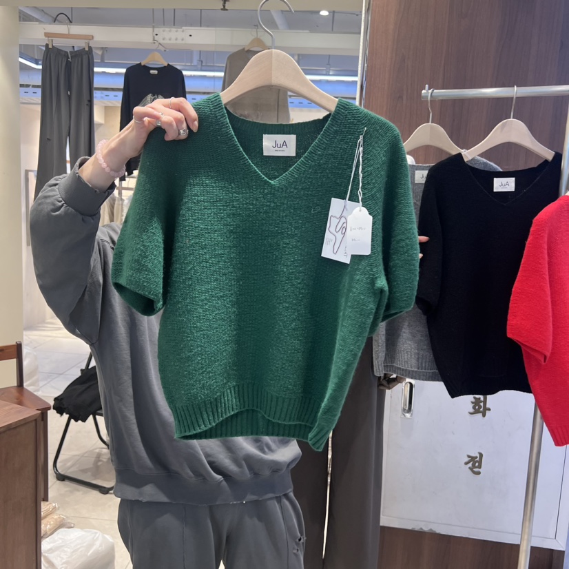 JuA直郵韓國代購女裝新品熱賣真品職業休閑推薦時尚人氣針織衫JUA針織衫圖色4