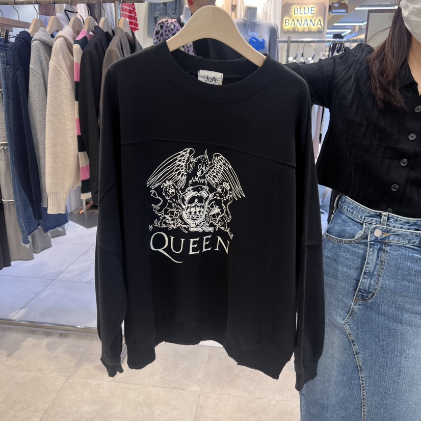 JuA韓國直郵東大門實拍女裝新品時尚職業熱賣真品休閑人氣衛衣JUA衛衣圖色1
