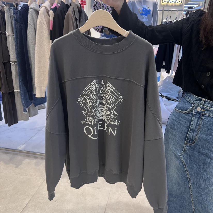 JuA韓國直郵東大門實拍女裝新品時尚職業熱賣真品休閑人氣衛衣JUA衛衣圖色2