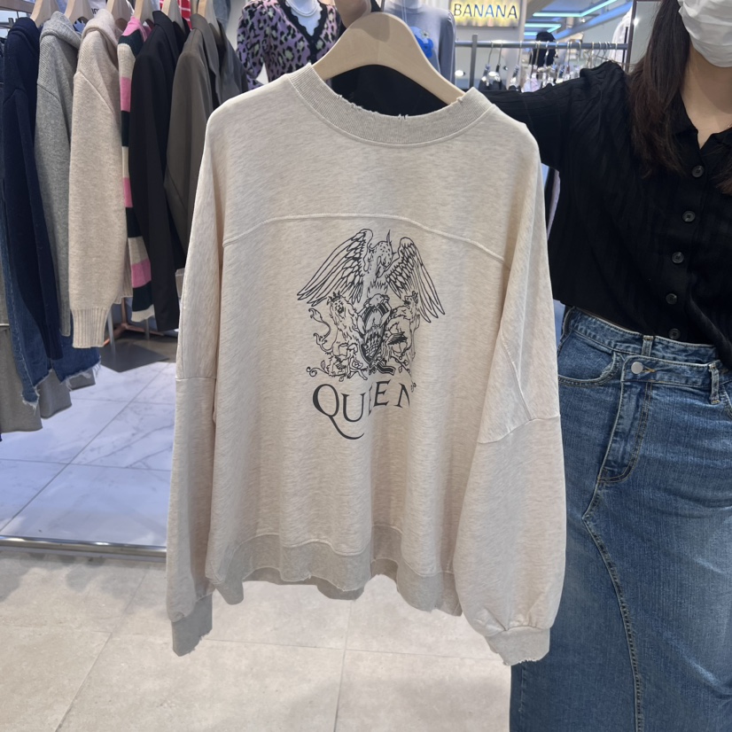 JuA韓國直郵東大門實拍女裝新品時尚職業熱賣真品休閑人氣衛衣JUA衛衣圖色3