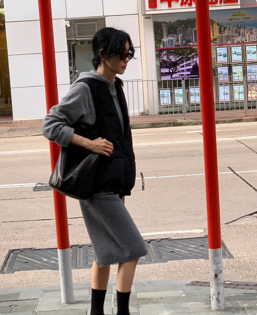 AFN/A Flan韓國直郵東大門實拍女裝新品時尚推薦針織衫連帽AFN/A Flan針織衫