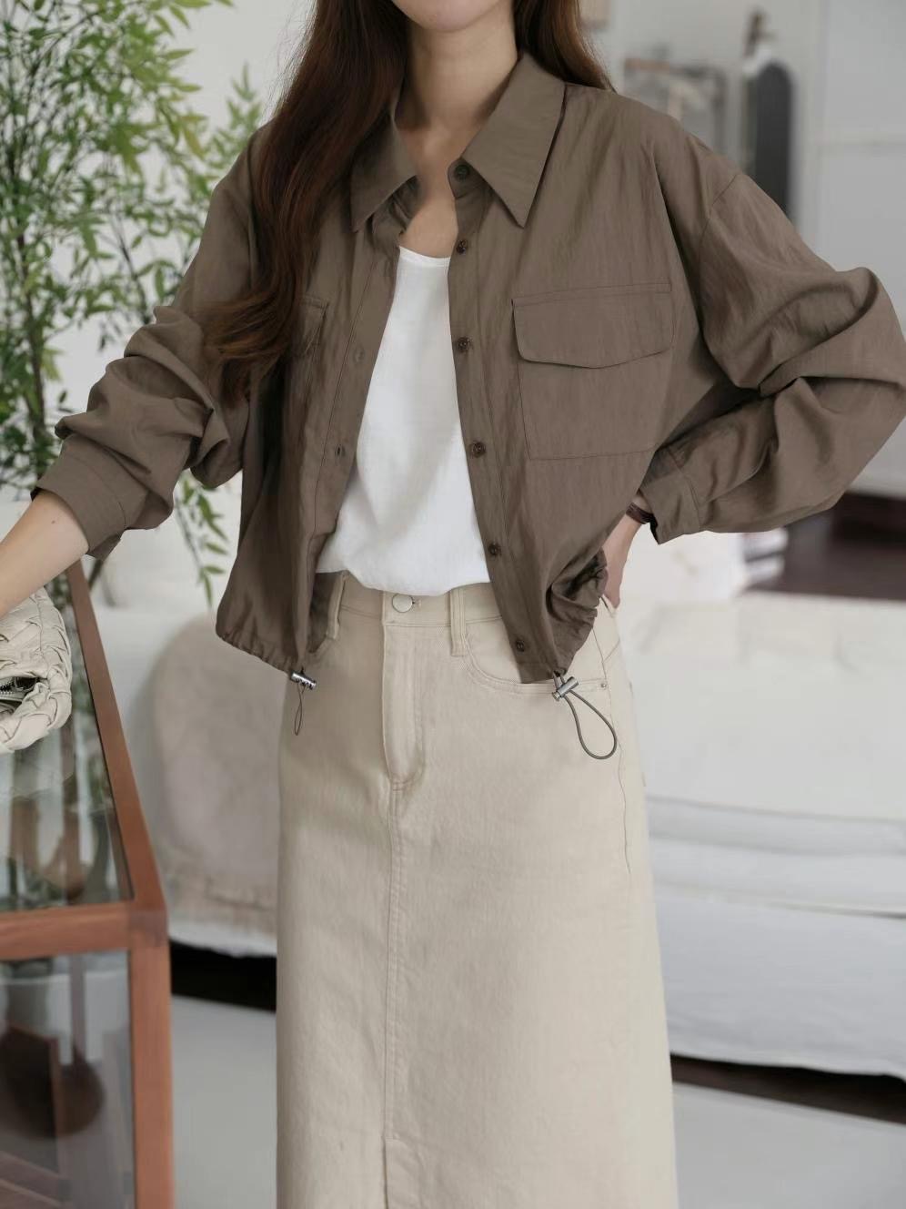 MU 뮤-T韓國直郵東大門代購女裝新品職業熱賣人氣襯衫蕾絲衫MU 뮤-T襯衫/蕾絲衫