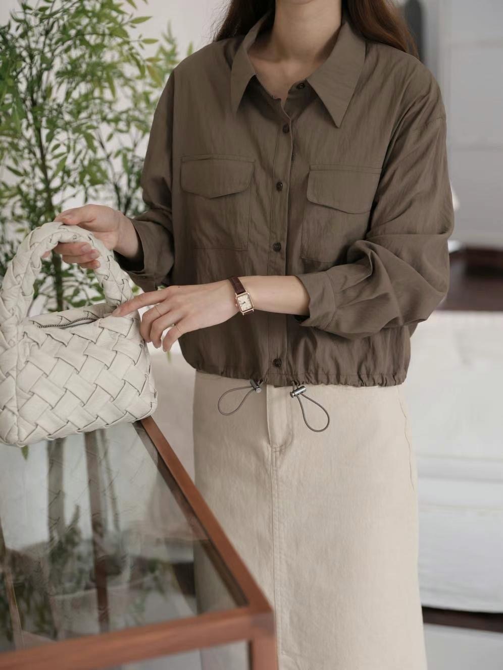 MU 뮤-T韓國直郵東大門代購女裝新品職業熱賣人氣襯衫蕾絲衫MU 뮤-T襯衫/蕾絲衫圖色1