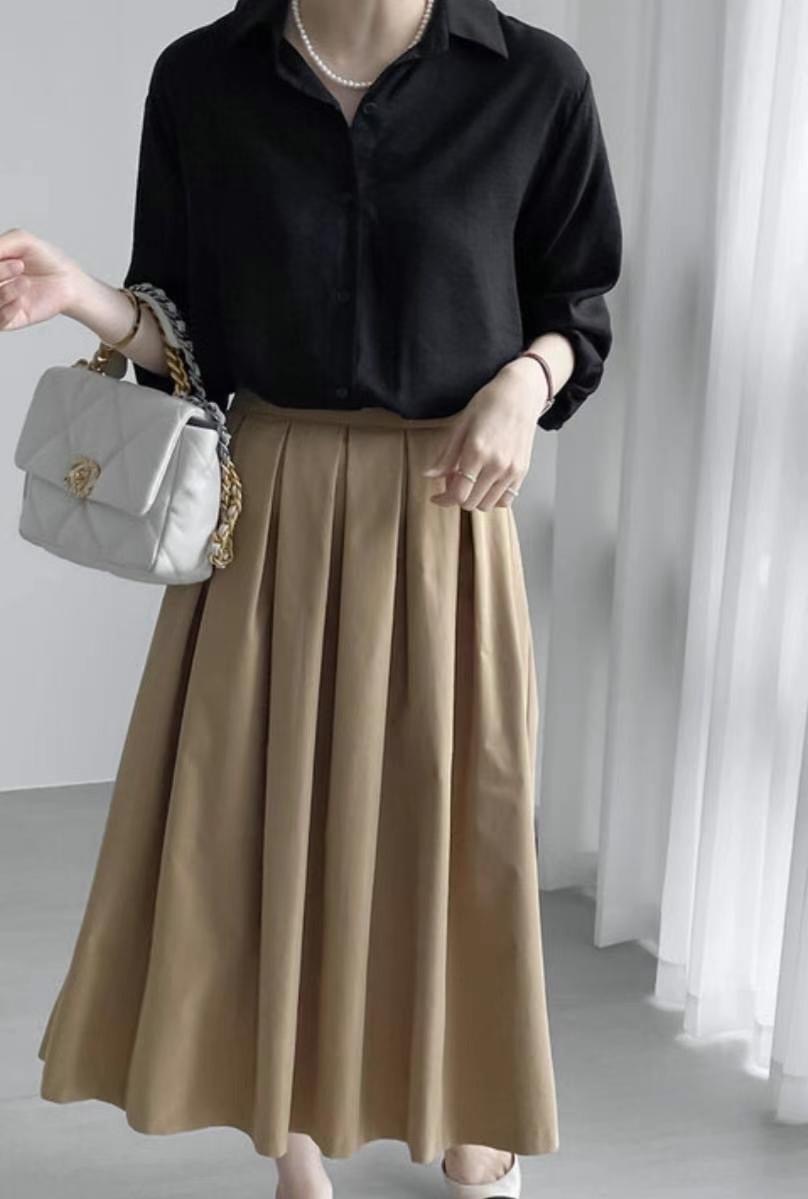 MU 뮤-T直郵韓國代購女裝新款24秋冬推薦時尚襯衫蕾絲衫MU 뮤-T襯衫/蕾絲衫