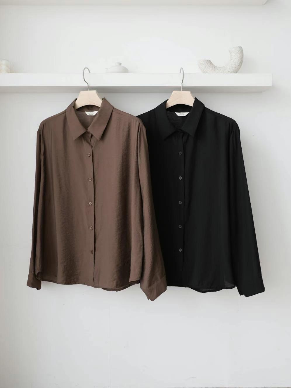 MU 뮤-T直郵韓國代購女裝新款24秋冬推薦時尚襯衫蕾絲衫MU 뮤-T襯衫/蕾絲衫圖色2左二色