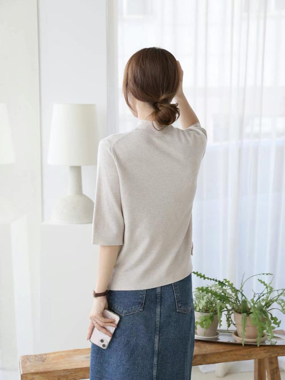 MU 뮤-T韓國直郵東大門代購女裝新品休閑24秋冬真品針織衫MU 뮤-T針織衫