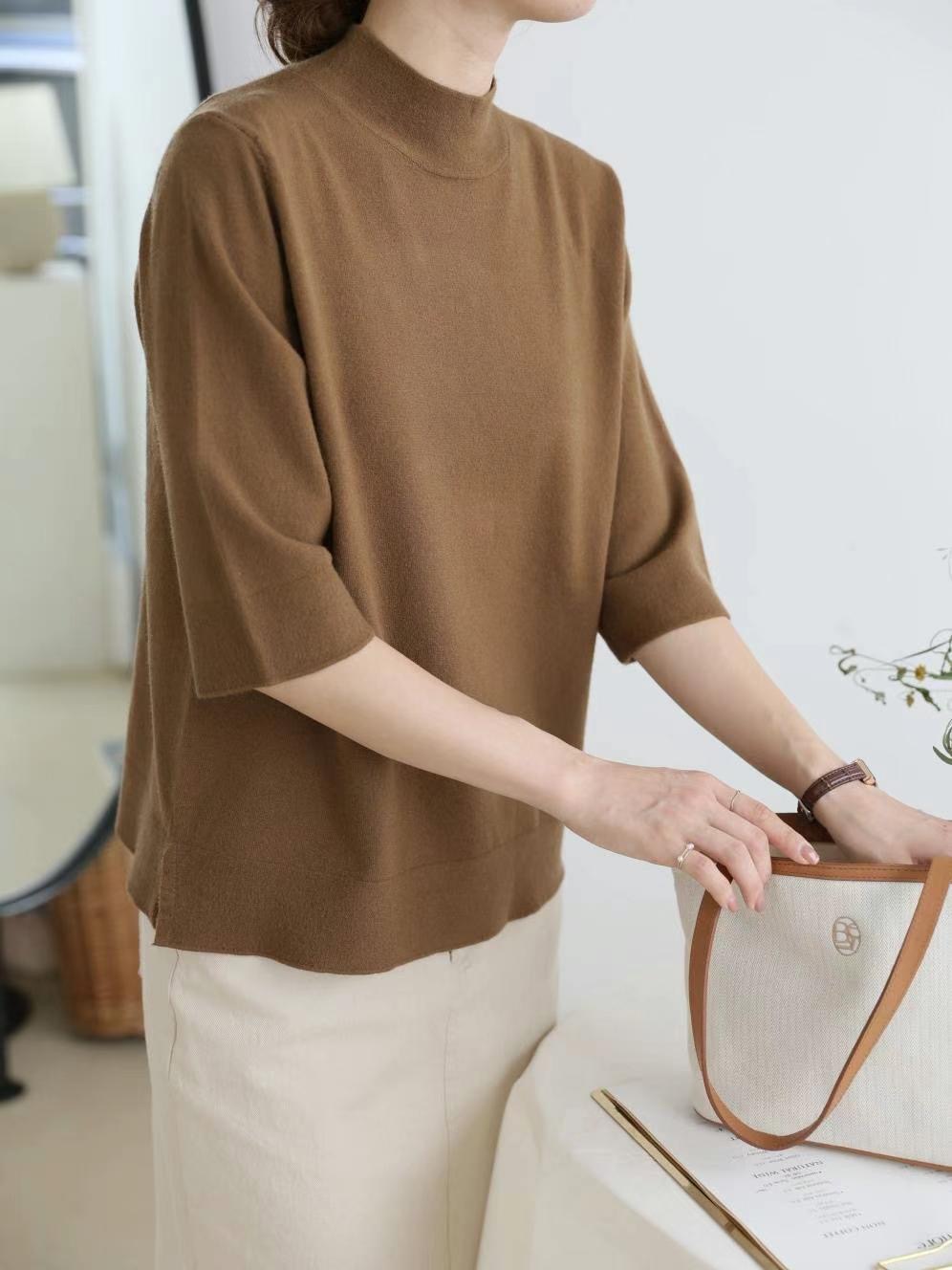 MU 뮤-T韓國直郵東大門代購女裝新品休閑24秋冬真品針織衫MU 뮤-T針織衫