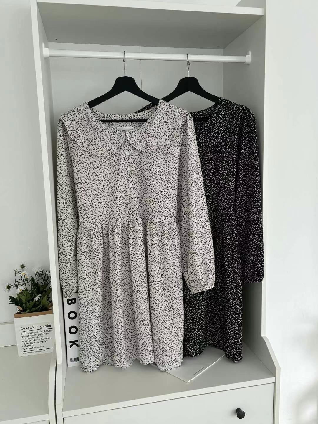 YANGPA韓國直郵東大門代購女裝新款時尚24秋冬休閑連衣裙YANGPA連衣裙圖色2左二色