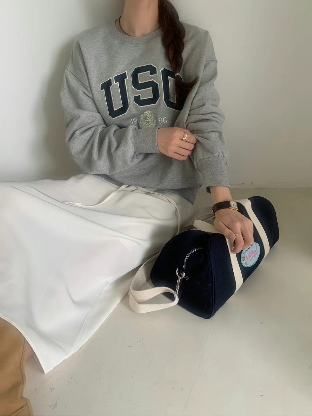 FREELOVE韓國直郵女裝新款熱賣真品24秋冬職業推薦時尚衛衣FREELOVE衛衣圖色2