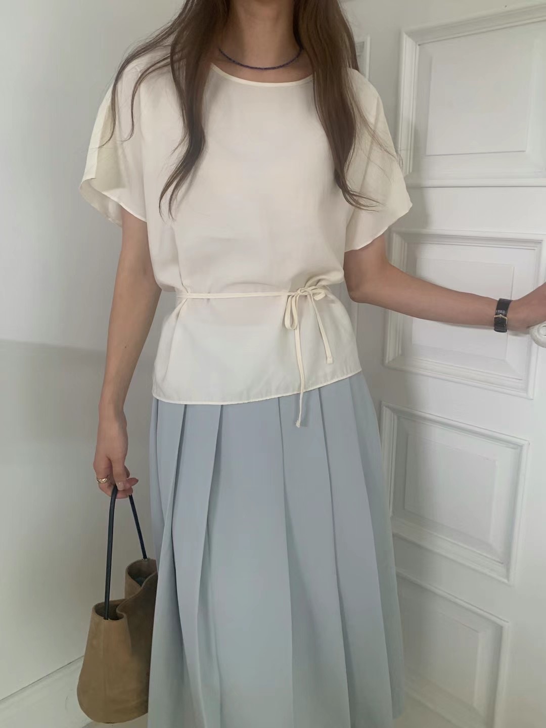 FREELOVE韓國直郵女裝新品職業24秋冬人氣推薦襯衫蕾絲衫FREELOVE襯衫/蕾絲衫圖色1