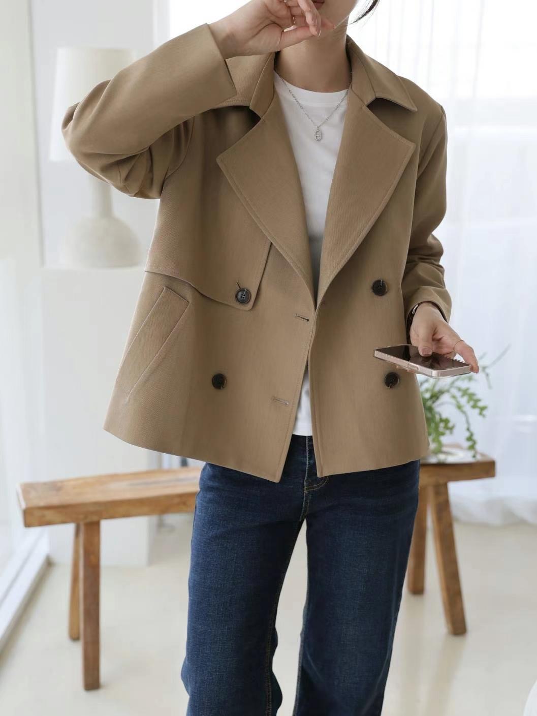 MU 뮤-T韓國直郵東大門實拍女裝新品24秋冬休閑時尚夾克MU 뮤-T夾克