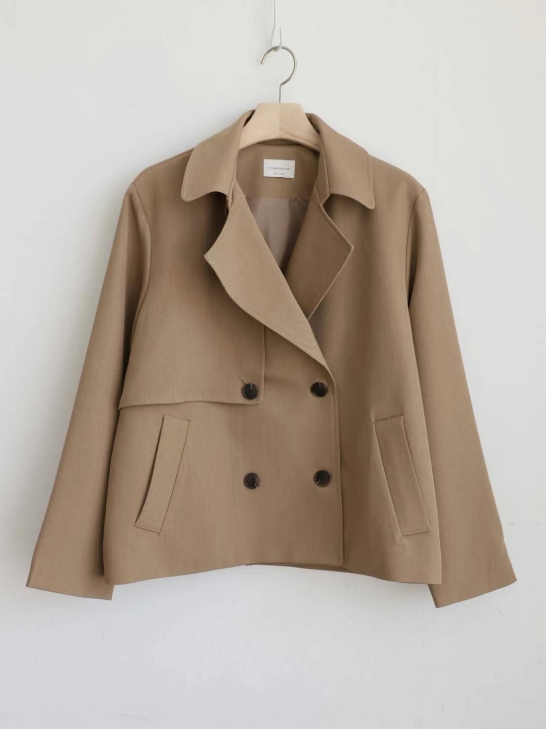 MU 뮤-T韓國直郵東大門實拍女裝新品24秋冬休閑時尚夾克MU 뮤-T夾克圖色2