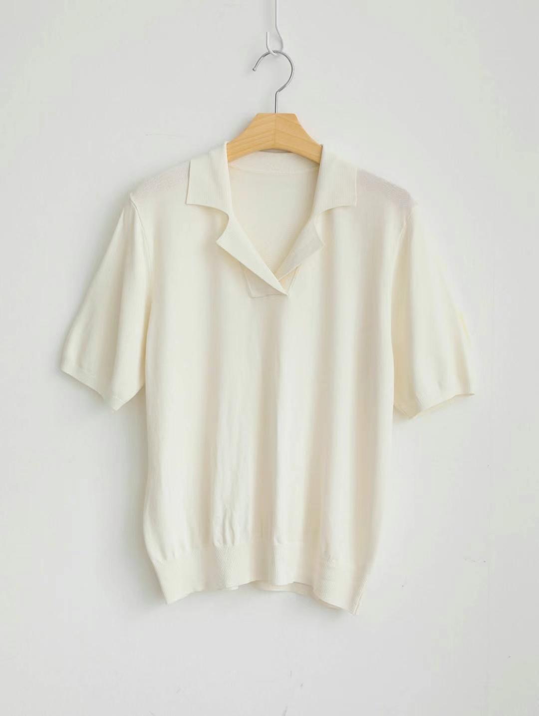 MU 뮤-T韓國直郵東大門實拍女裝新品熱賣24秋冬休閑T恤MU 뮤-TT恤圖色2