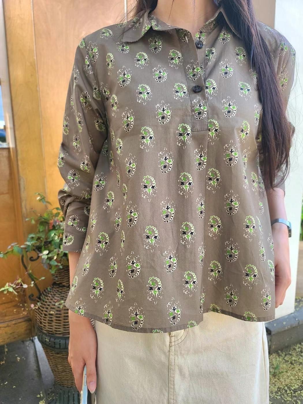 MU 뮤-T韓國直郵女裝新品24秋冬職業人氣熱賣襯衫蕾絲衫MU 뮤-T襯衫/蕾絲衫圖色1