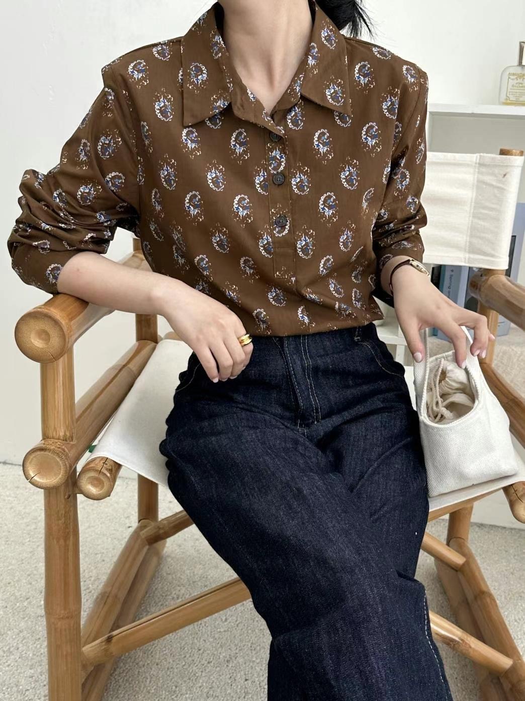 MU 뮤-T韓國直郵女裝新品24秋冬職業人氣熱賣襯衫蕾絲衫MU 뮤-T襯衫/蕾絲衫圖色2