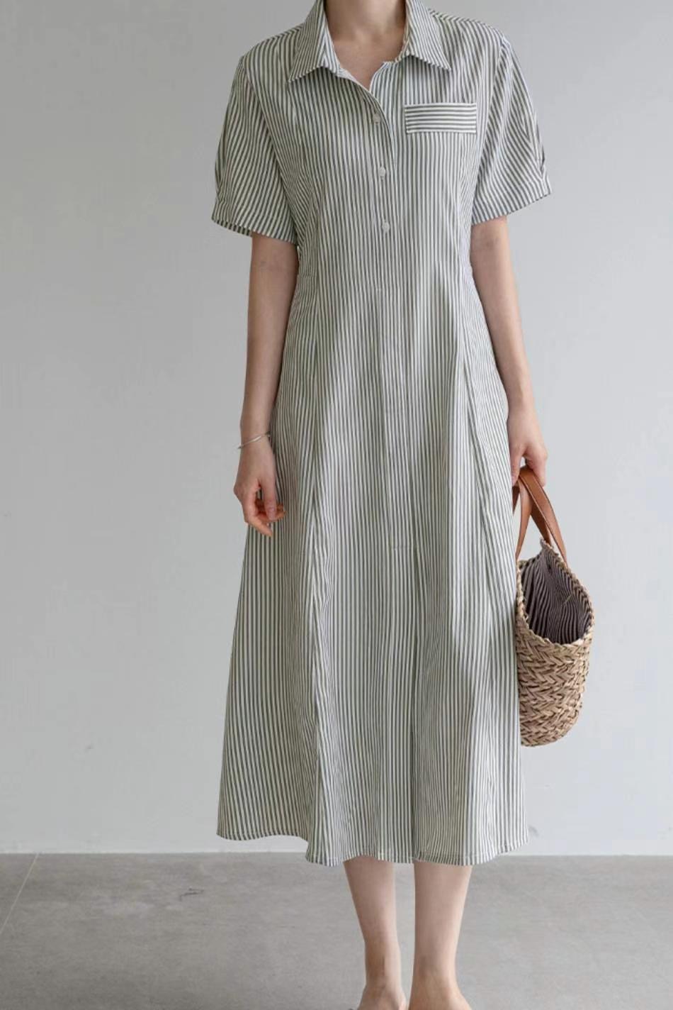 MU 뮤-T韓國直郵女裝新品休閑24秋冬真品人氣時尚連衣裙MU 뮤-T連衣裙圖色2