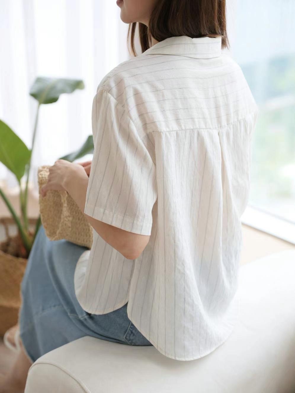 MU 뮤-T韓國直郵女裝新款推薦人氣職業時尚熱賣襯衫蕾絲衫MU 뮤-T襯衫/蕾絲衫