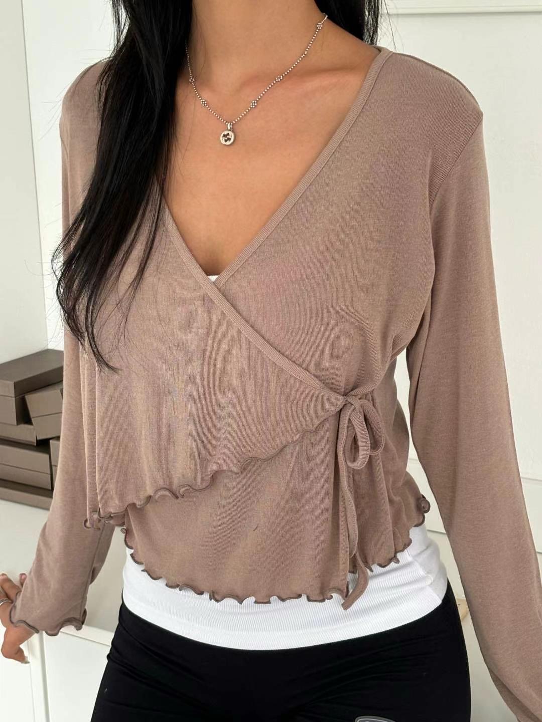 YANGPA韓國直郵東大門代購女裝新款人氣推薦真品休閑針織衫YANGPA針織衫