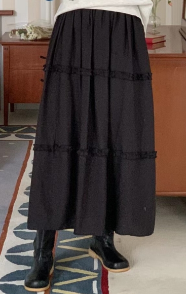 MOIBIEN直郵韓國代購女裝新品24秋冬職業時尚休閑推薦長裙OBLANC長裙