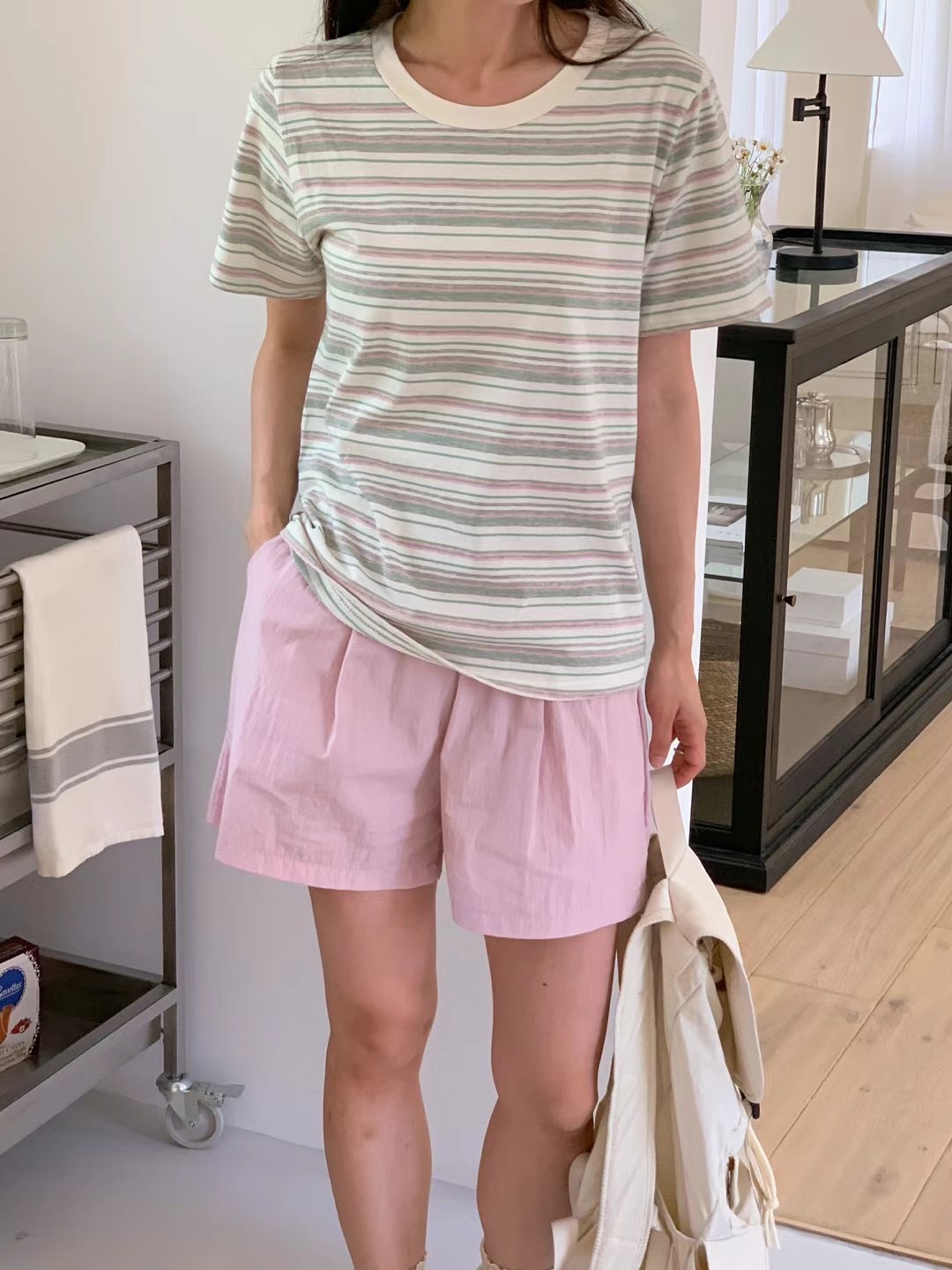 MOIBIEN韓國直郵女裝新品時尚職業人氣推薦真品24秋冬T恤OBLANCT恤