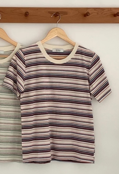 MOIBIEN韓國直郵女裝新品時尚職業人氣推薦真品24秋冬T恤OBLANCT恤圖色2