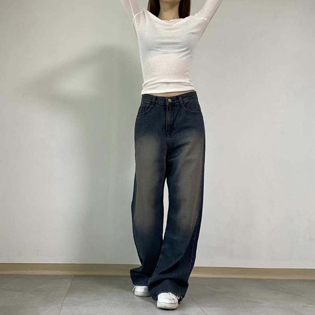 COCAREALDENI韓國直郵東大門代購女裝新款熱賣職業人氣牛仔褲COCAREALDENI牛仔褲