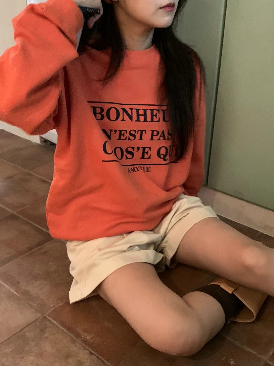 MOIBIEN韓國直郵女裝新款真品推薦時尚24秋冬職業休閑衛衣OBLANC衛衣圖色2