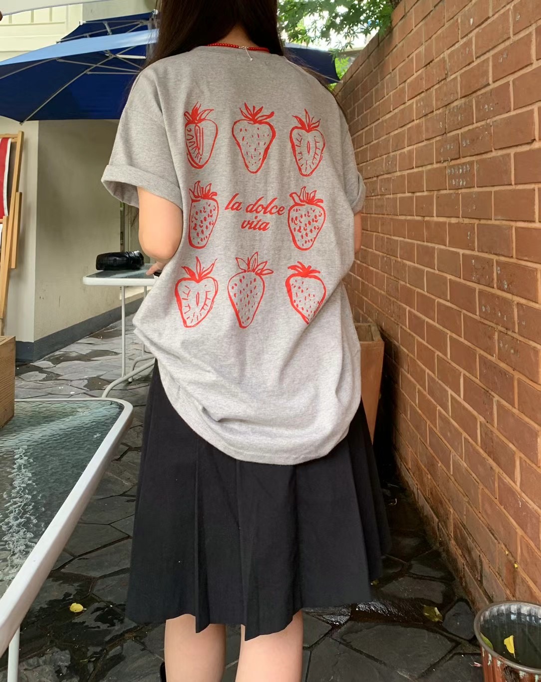 MOIBIEN韓國直郵東大門代購女裝新款休閑時尚推薦人氣24秋冬T恤OBLANCT恤