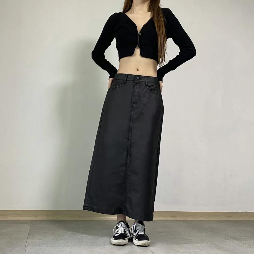 COCAREALDENI韓國直郵女裝新品職業熱賣時尚推薦24秋冬長裙COCAREALDENI長裙