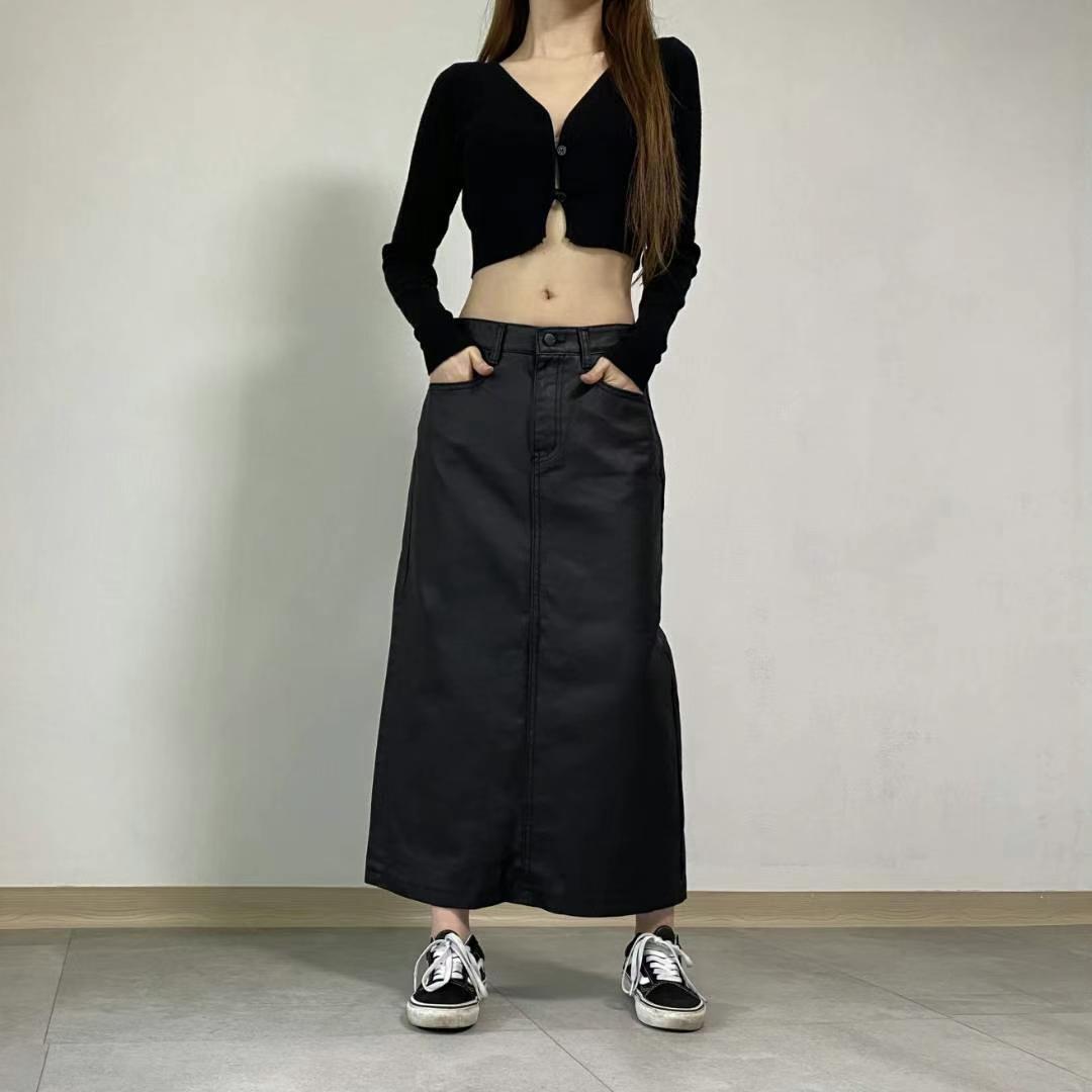 COCAREALDENI韓國直郵女裝新品職業熱賣時尚推薦24秋冬長裙COCAREALDENI長裙