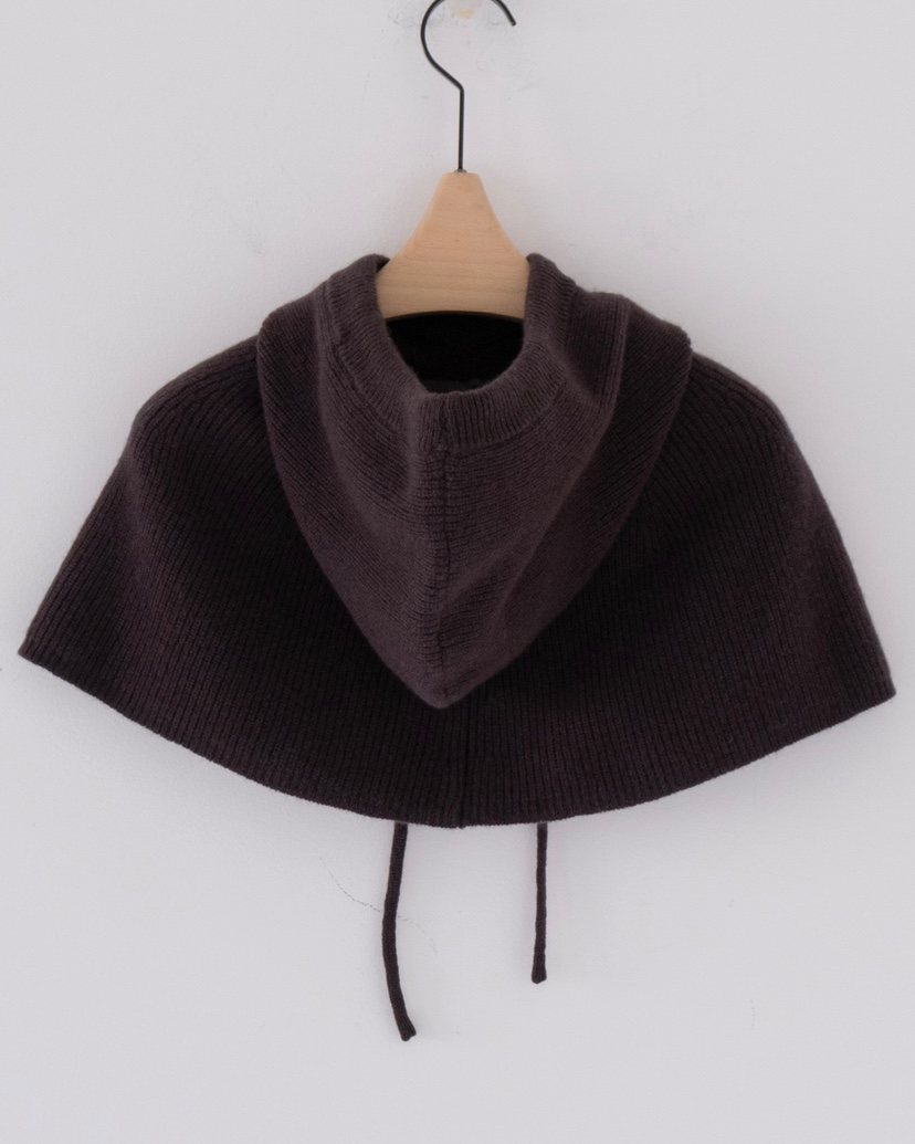 HONG-P直郵韓國代購女裝新款熱賣24秋冬真品圍巾披肩連帽HONG-P圍巾/披肩