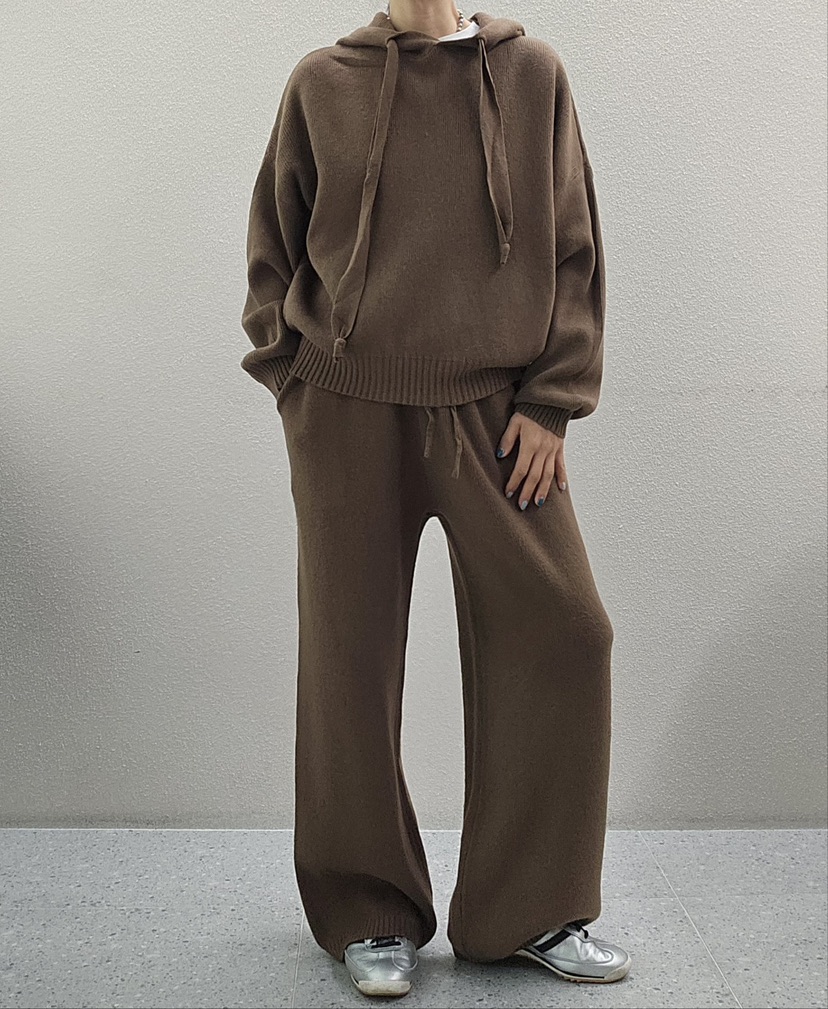 NEOUL/ahin雙領標簽韓國直郵東大門實拍女裝新品休閑24秋冬套裝NEOUL/ahin雙領標簽套裝