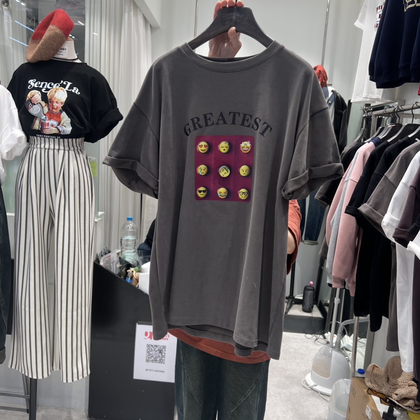 CARNABY韓國直郵東大門代購女裝新品休閑時尚24秋冬推薦T恤CARNABYT恤圖色2