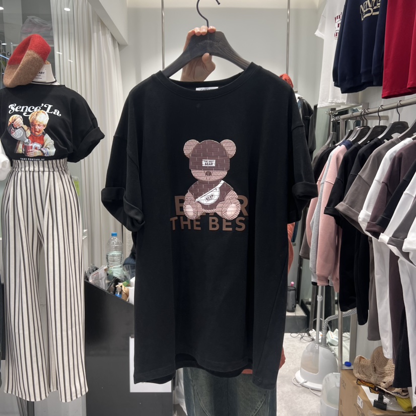 CARNABY韓國直郵女裝新品職業推薦真品24秋冬人氣時尚T恤CARNABYT恤圖色2