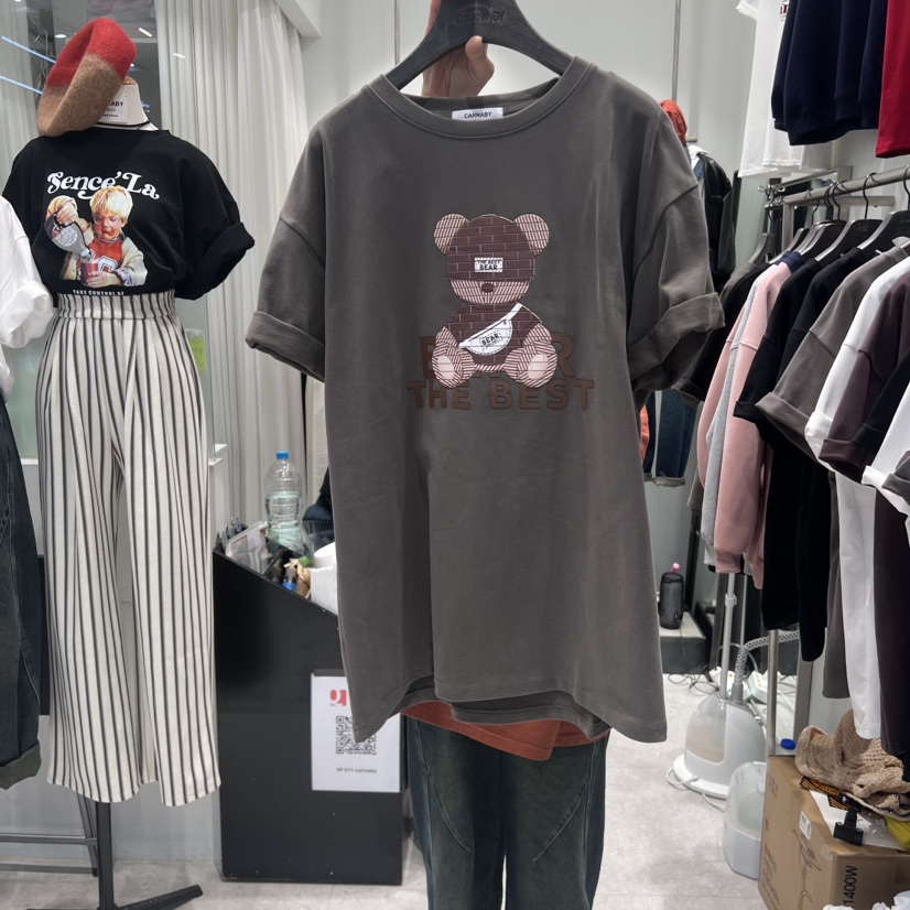 CARNABY韓國直郵女裝新品職業推薦真品24秋冬人氣時尚T恤CARNABYT恤圖色3