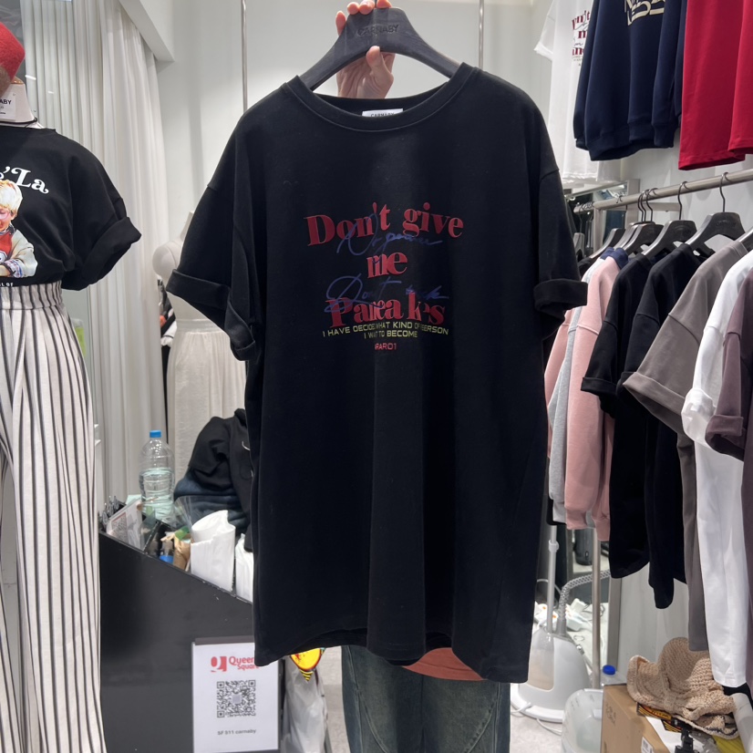 CARNABY韓國直郵女裝新款24秋冬人氣真品時尚熱賣休閑T恤CARNABYT恤圖色2