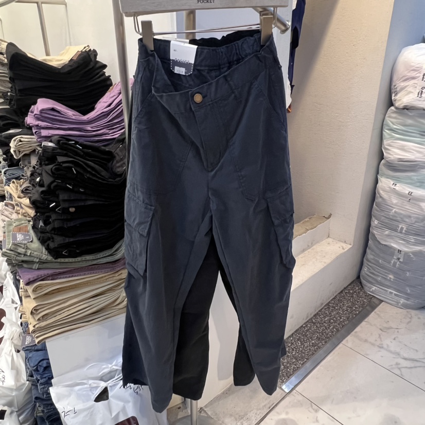 POCKET-Q直郵韓國代購女裝新品24秋冬休閑真品熱賣休閑褲POCKET-Q休閑褲圖色3
