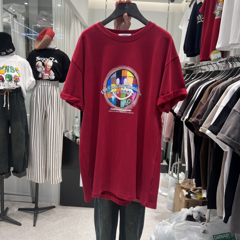 CARNABY韓國直郵東大門代購女裝新品職業真品時尚推薦熱賣T恤CARNABYT恤圖色3