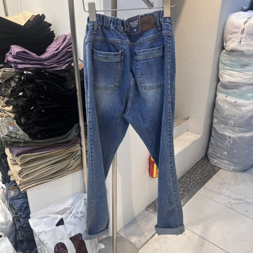 POCKET-Q直郵韓國代購女裝新品熱賣休閑職業真品推薦牛仔褲POCKET-Q牛仔褲