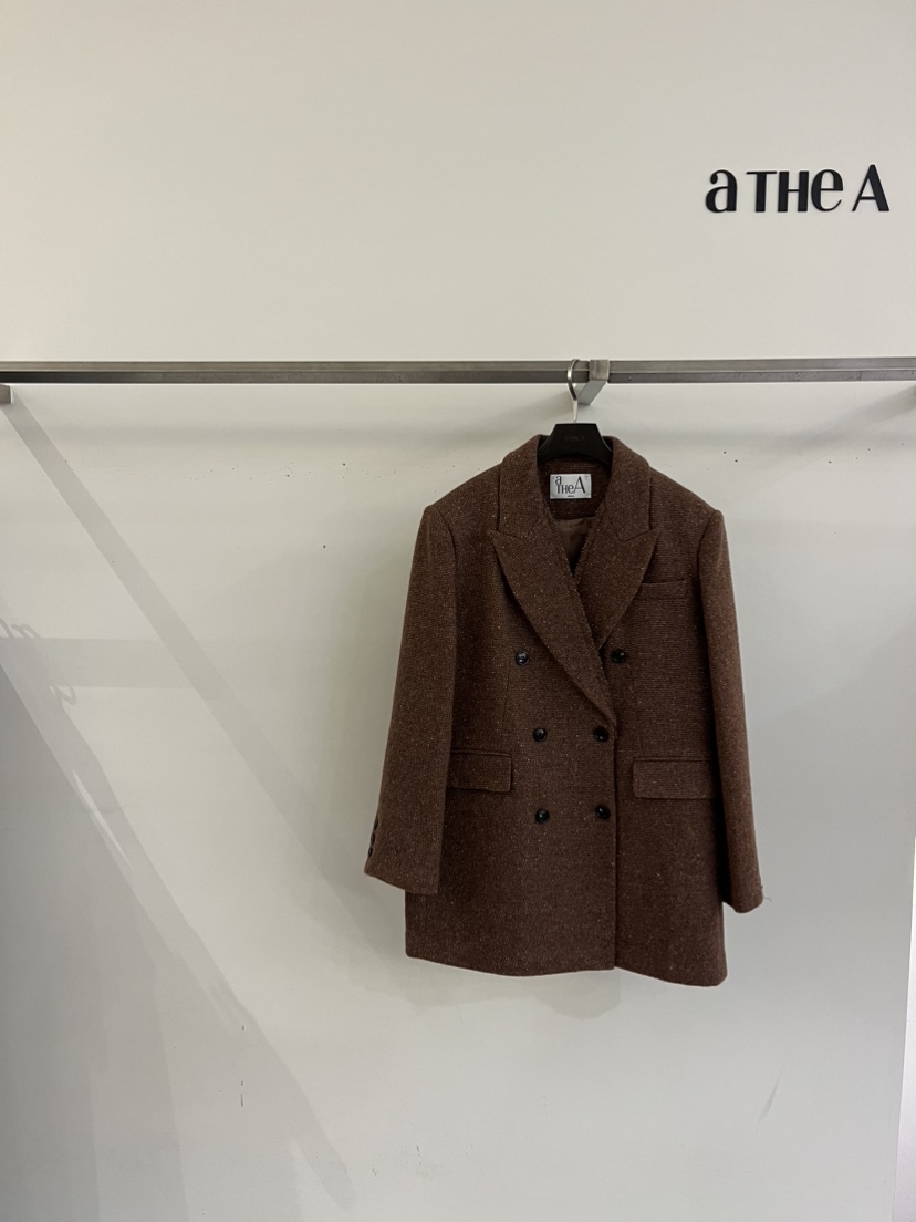 aTHeA直郵韓國代購女裝新品職業人氣真品熱賣休閑推薦24秋冬外套ATHEA外套