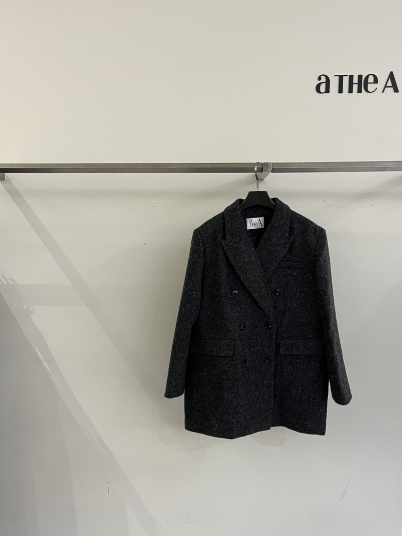 aTHeA直郵韓國代購女裝新品職業人氣真品熱賣休閑推薦24秋冬外套ATHEA外套圖色2