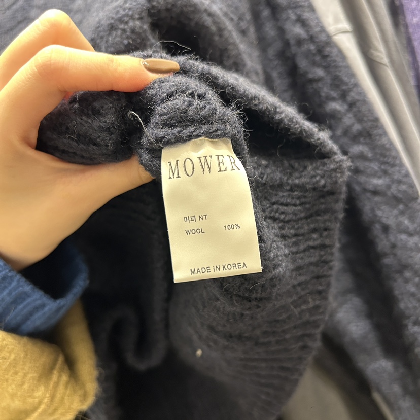 MOWER直郵韓國代購女裝新款熱賣24秋冬推薦休閑職業針織衫MOWER針織衫