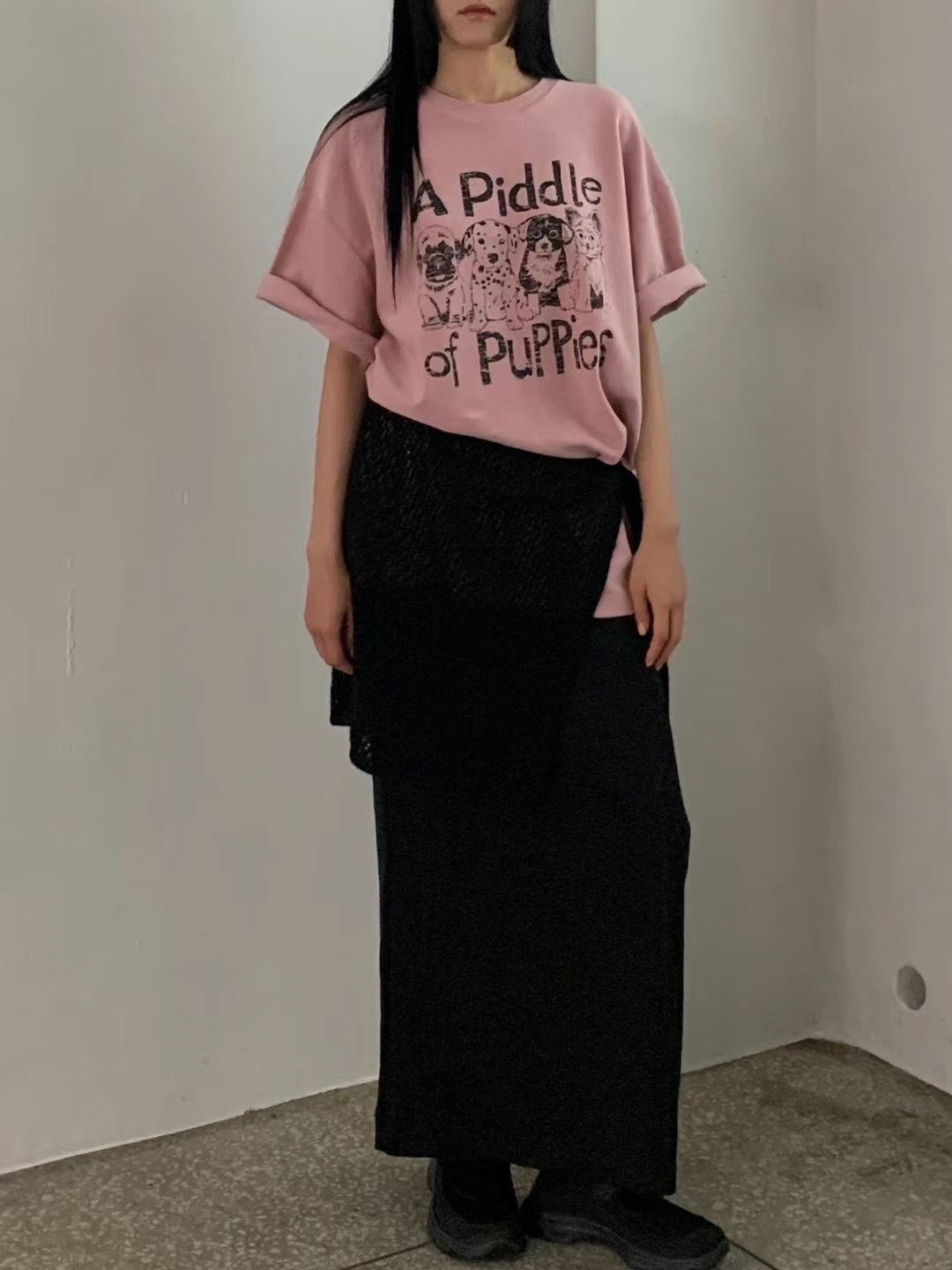 UNLESS韓國直郵女士新款休閑職業熱賣時尚推薦真品人氣24秋夏T恤UNLESST恤